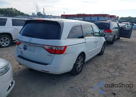 2012 Honda Odyssey Ex-L z USA, uszkodzony, nr VIN 5FNRL5H62CB025671